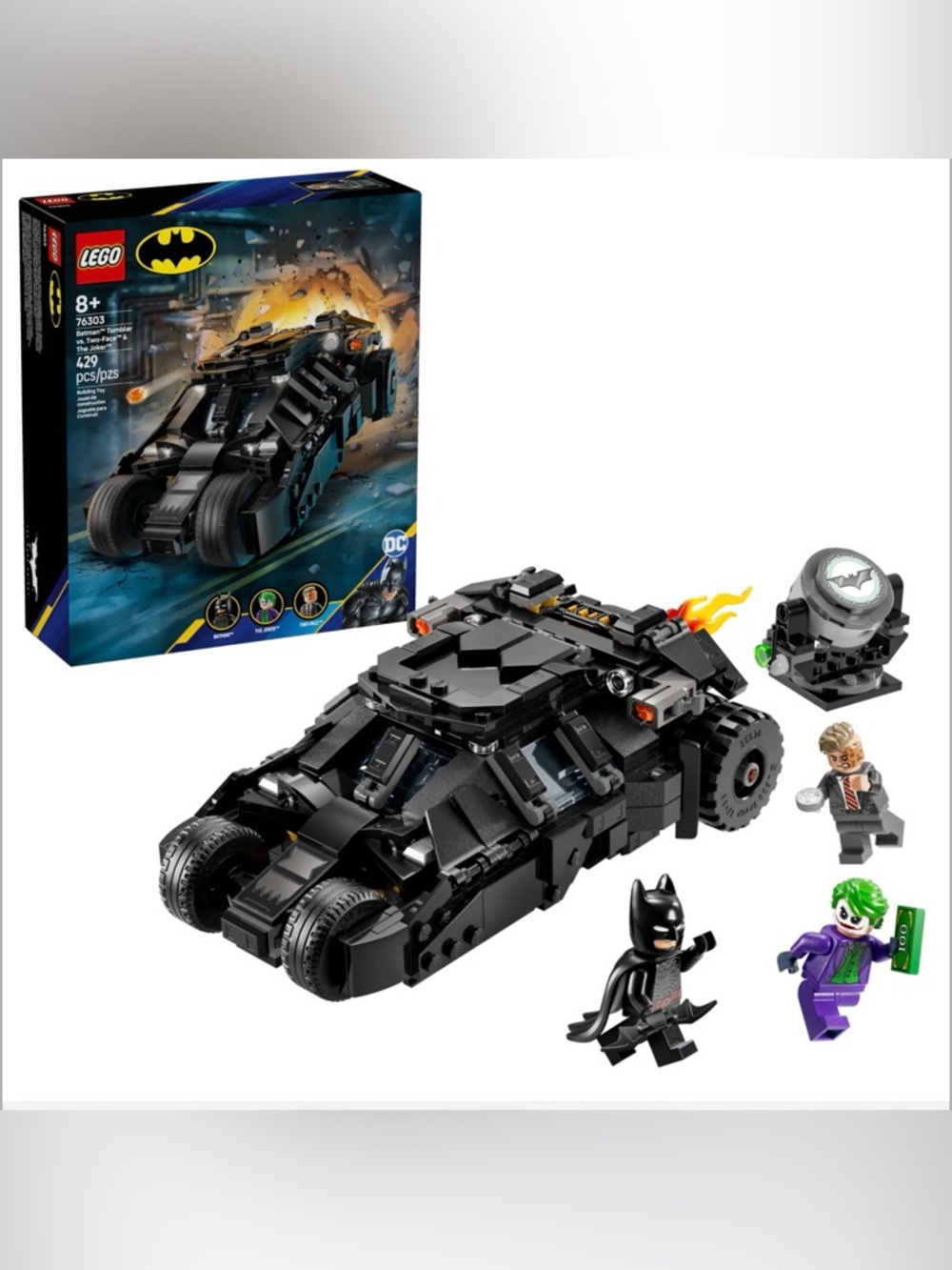 LEGO DC Batman Tumbler vs Two-Face & The Joker 76303 Building Set 8+ New